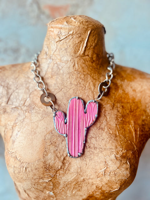 Chunky Cactus Necklace