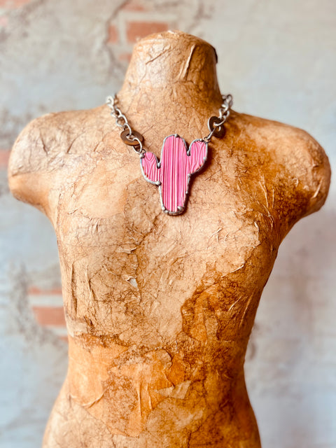 Chunky Cactus Necklace