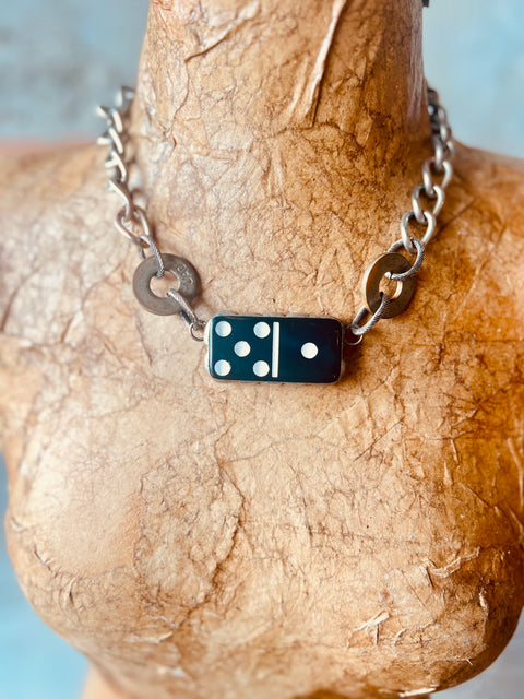 Jack Daniel's Domino Necklace