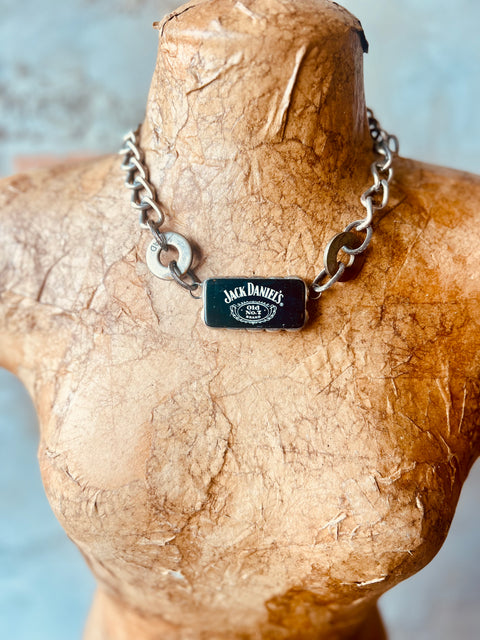Jack Daniel's Domino Necklace
