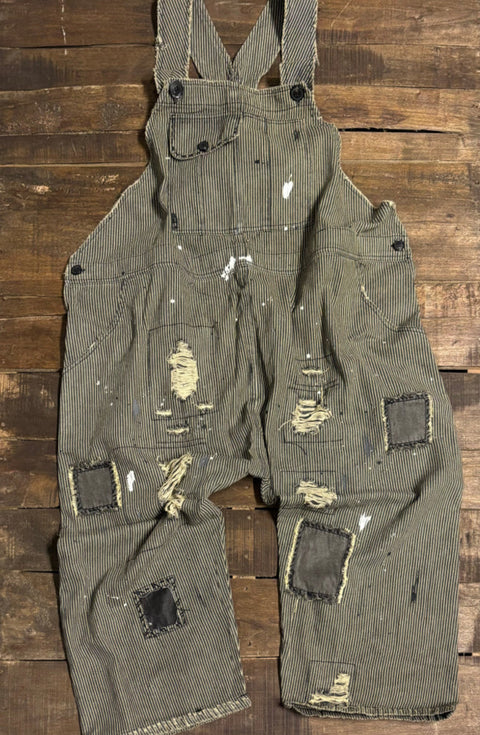 Endless Travels Overalls - Railroad - Black