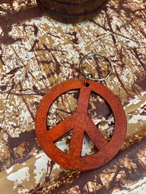 Peace Key Ring