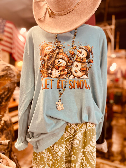 Let It Snow Long Sleeve Tee