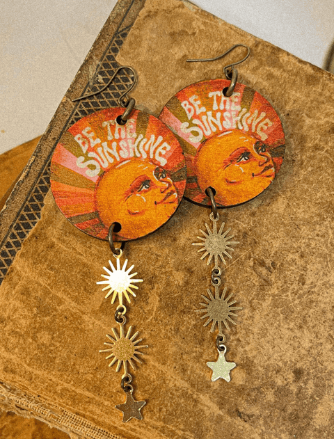 Be The Sunshine Charm Earring - DIRT ROAD GYPSI