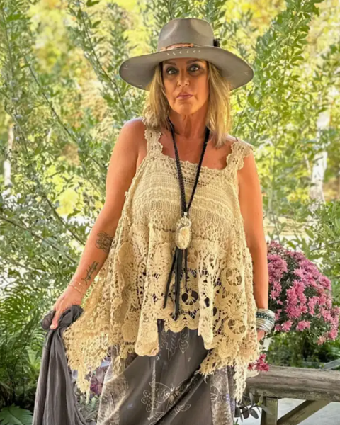 Forever Timeless Crocheted Tank