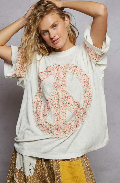 Peace Knit Top