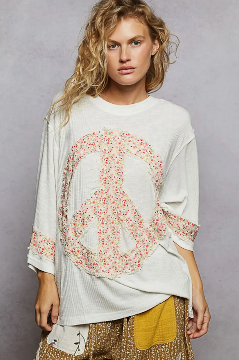 Peace Knit Top