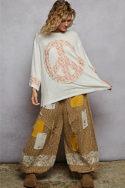 Peace Knit Top