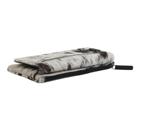Cookie Crunch Leather & Hair-on Wallet