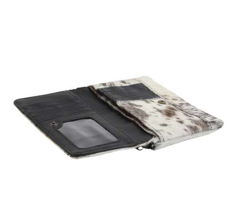 Cookie Crunch Leather & Hair-on Wallet