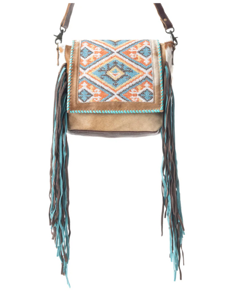 Rangoli Leather & Hair-on Bag