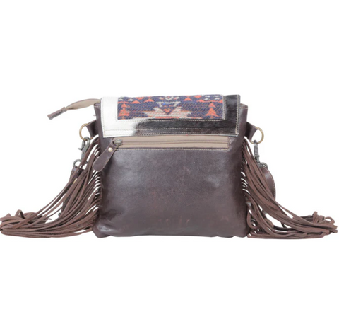 Sphynx Leather & Hair-on Crossbody Bag