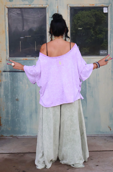 Dream Crop Tee - Violet