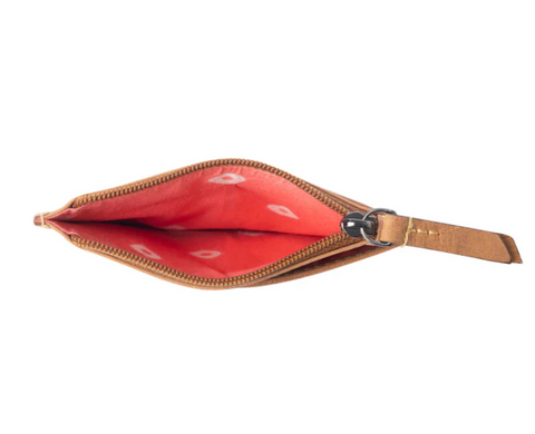 Desert Diamond Credit Card Holder - Brown & Green