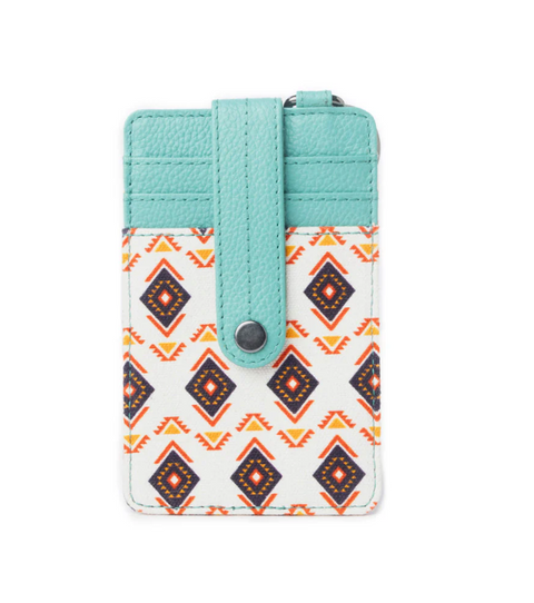Taralongo Vista Credit Card Holder - White & Green