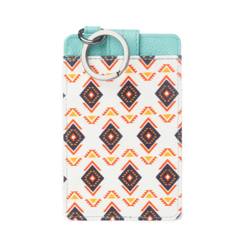 Taralongo Vista Credit Card Holder - White & Green