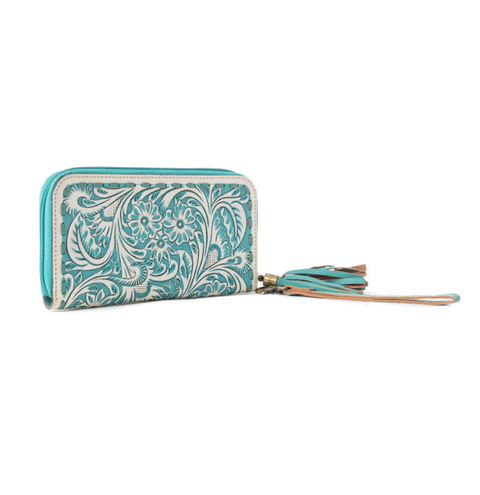 Miss Western Wallet - Blue