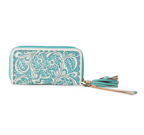 Miss Western Wallet - Blue