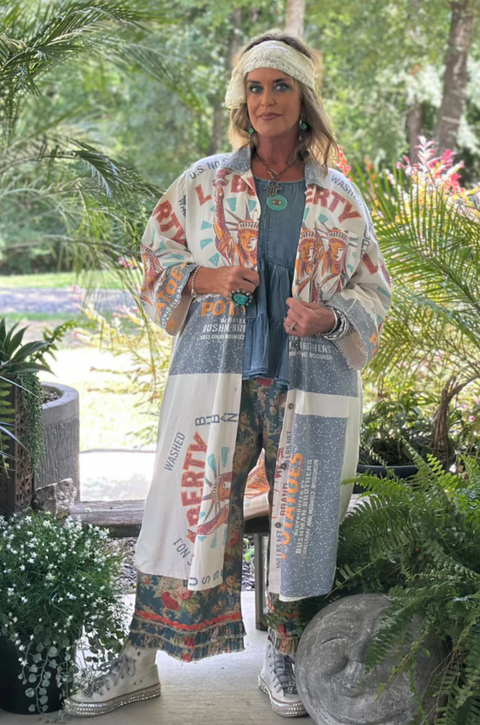 Never Ending Fields Duster - Liberty