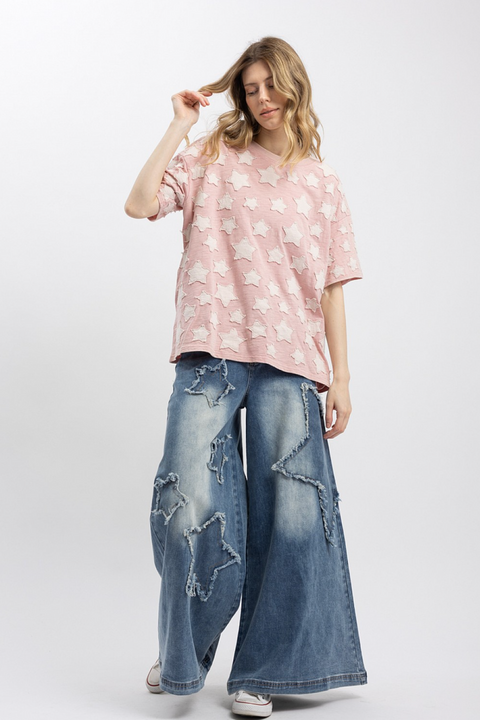 All The Stars Tee - Dusty Pink