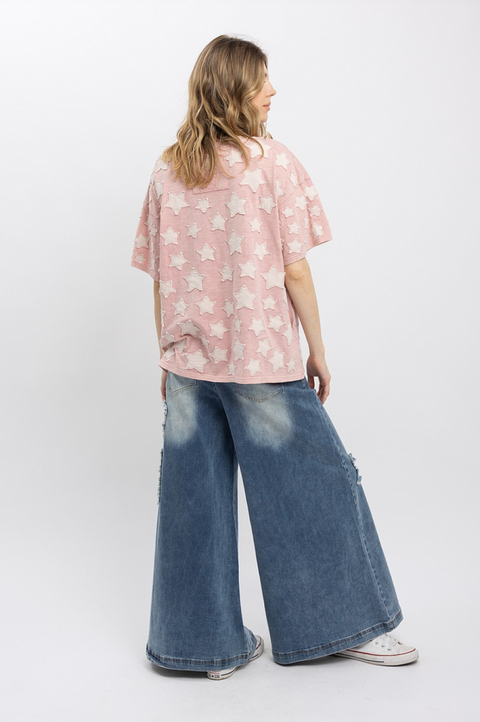All The Stars Tee - Dusty Pink