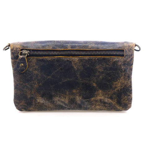 Cadence Wallet Crossbody - Black Lux