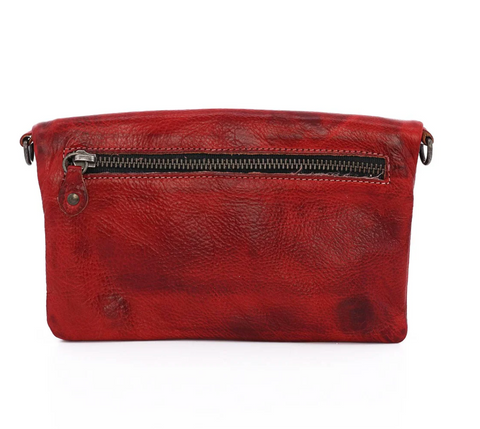 Cadence Wallet Crossbody - Red Rustic