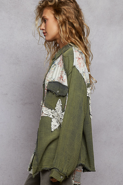 Flowers & Stars Shacket