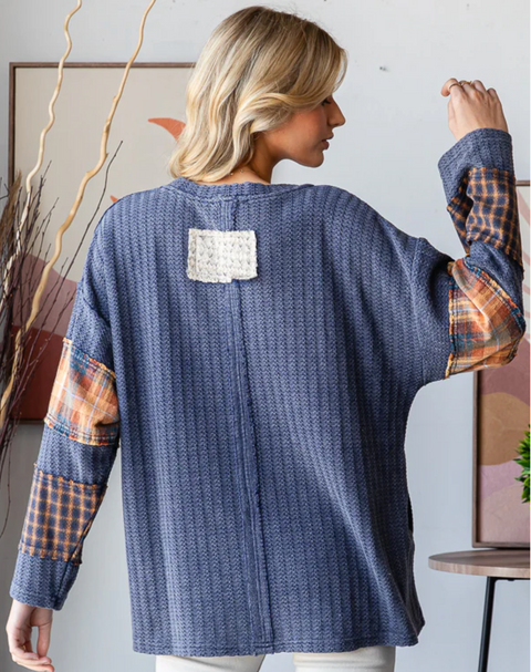 Thermal Peace Top - Navy