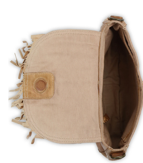 Eastend Crossbody Bag - Tan Dip Dye