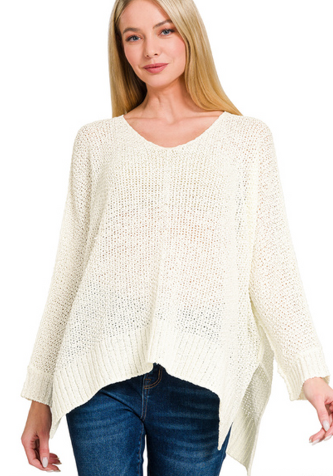 Dolman Sleeve Sweater - Ivory