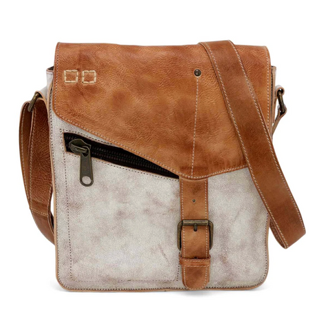 Venice Beach Crossbody Bag - Nectar Lux Tan Rustic
