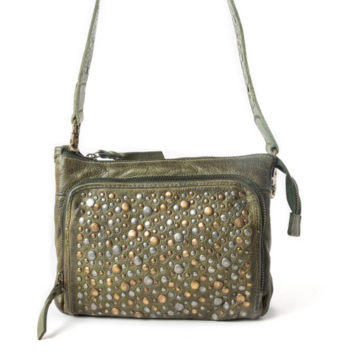 Mossveil Leather Bag - Green