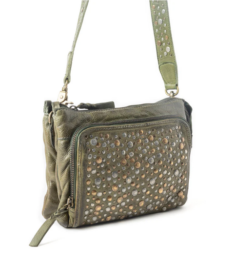 Mossveil Leather Bag - Green