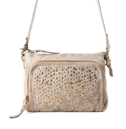 Mossveil Leather Bag - Cream