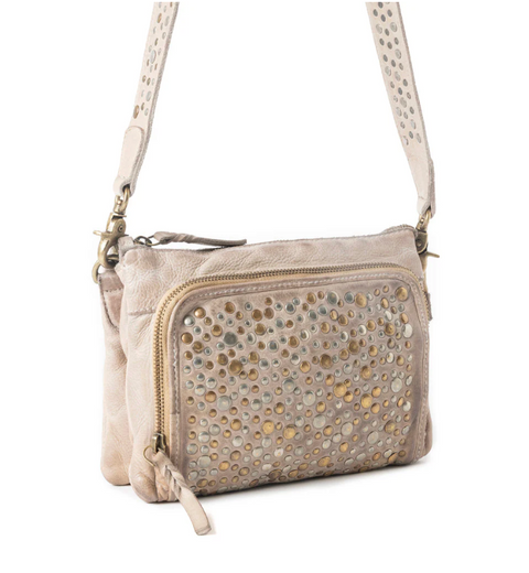 Mossveil Leather Bag - Cream