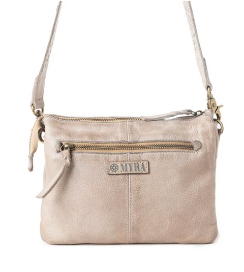 Mossveil Leather Bag - Cream
