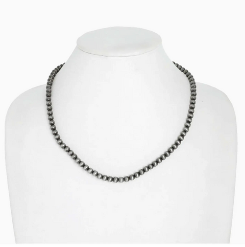 Western Navajo Pearl Necklace 18"