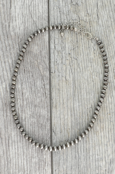 Western Navajo Pearl Necklace 16”