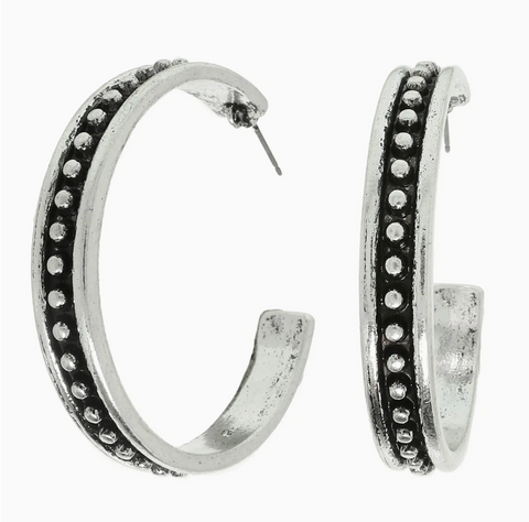 Bubble Hoop Earrings