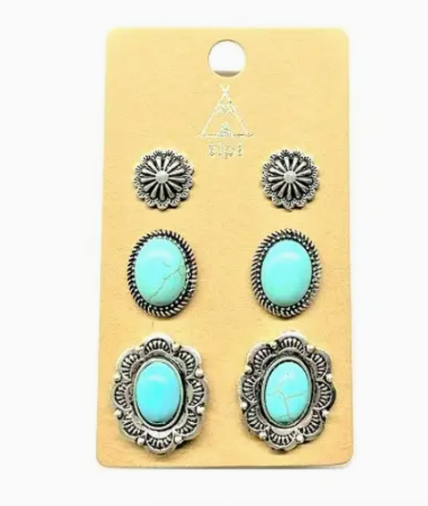 Janelle Trio Earrings