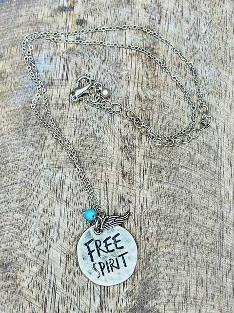 Free Spirit Necklace - Gold - DIRT ROAD GYPSI