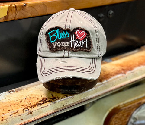 Bless Your Heart Hat - DIRT ROAD GYPSI
