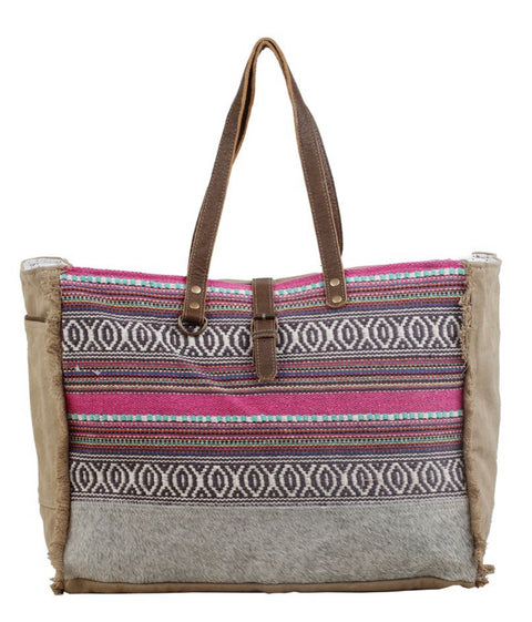 Vibrant BOHO Weekender Bags